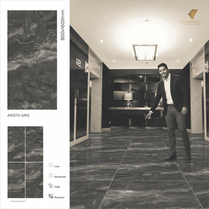 Brecia Ivory 800x1600mm Statuario Marble Look Porcelain <b>Tiles</b> Polished Floor And Wall Collection - Product Image 4