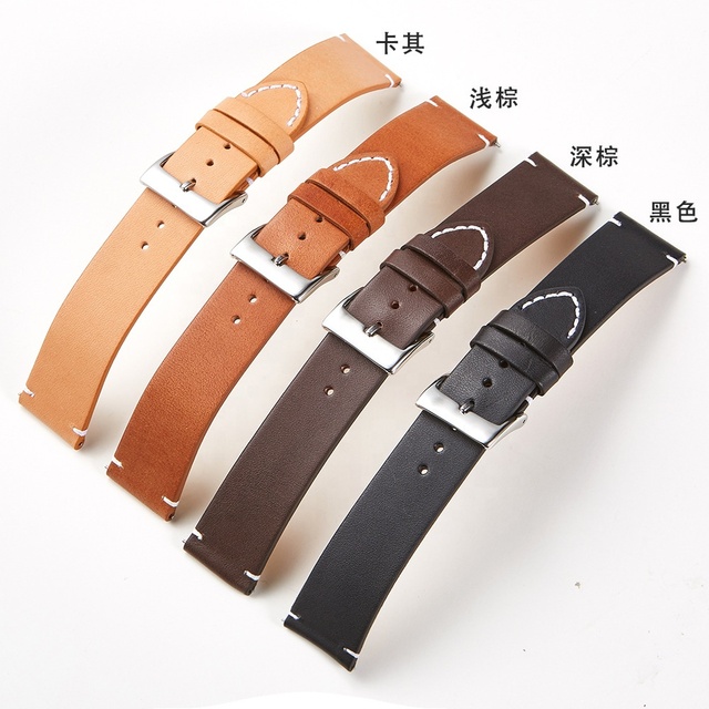 Factory Price High Quality Genuine Leather Watch Strap