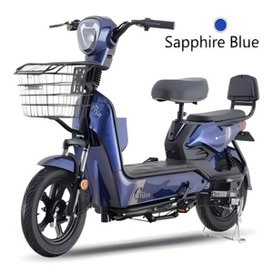 โรงงานขายส่งมอเตอร์ไซค์สกู๊ตเตอร์ 48V12AH 350W สำหรับผู้ใหญ่ รถสองล้อสำหรับการเดินทางในเมือง - Product Image 5