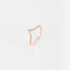 แหวนแฟชั่นใหม่สุดฮิตของยุโรปและสหรัฐเครื่องประดับมงกุฎเพทายหรูหราสำหรับผู้หญิงที่มีสัมผัสคุณภาพสูงช่องที่ใส่ได้กับทุกชุด - Product Image 4