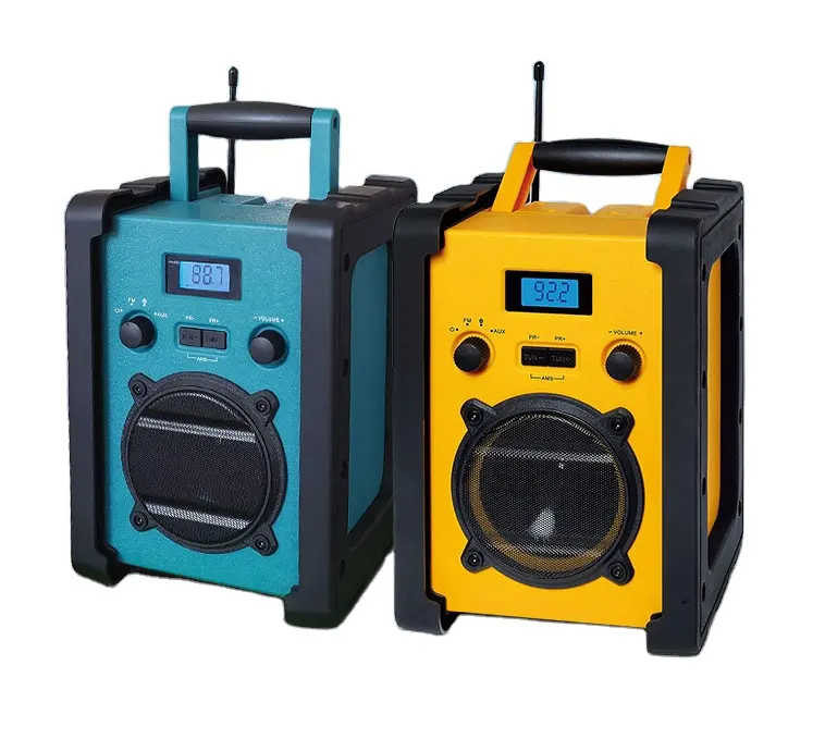 Leetac waterproof ip65 portable FM DAB radio smart phone Bluetooth speaker outdoor rock wireless boat bluetooth speaker