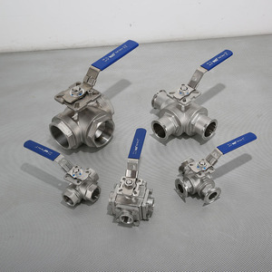 บอลสแตนเลสแบบ 3 ทาง ชนิด T สำหรับงานท่อ - Product Image 4