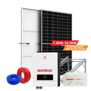 Convertisseur solaire professionnel hybride 7KW 8KW 10KW avec MPPT intégré, convertisseur solaire hybride avec contrôleur de charge MPPT - Product Image 1