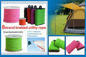 Dây leo núi chất lượng cao, làm từ nylon, đạt chứng nhận CE, 32/48 sợi bện, dành cho người làm vườn cây và leo núi, đi bộ đường dài - Product Image 6