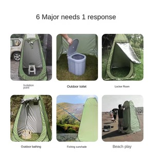 Tente de Douche Portable d'Extérieur Abri de Douche Pop-Up <span class=keywords><strong>Quatre</strong></span> <span class=keywords><strong>Saisons</strong></span> 1500x2000mm Oxford Imperméable pour Camping Vente en Gros Personnalisée en Gros - Product Image 4