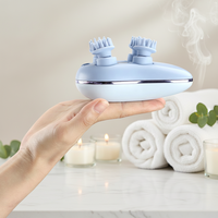 Masseur Électrique Vibrant Portable pour Cuir Chevelu et Corps, Anti-Cellulite, Lumière Rouge Emoka