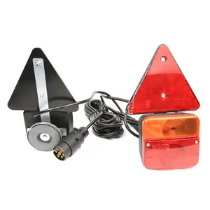 12/24v Trailer Lamp Reflector Light Kit Rear Tail Trailer Lights