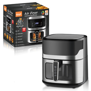 Friteuse à air chaud électrique 1500W, capacité 7L, système de chauffage rapide, circulation d'air à 360°, commande par bouton pour usage domestique en cuisine - Product Image 5