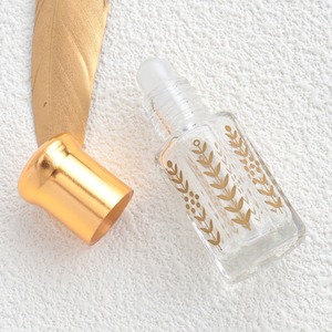 Commercio all'ingrosso 3ml vuoto Oud Attar bottiglie di vetro con tappo a vite e bastone <span class=keywords><strong>per</strong></span> immersione stampato a caldo <span class=keywords><strong>per</strong></span> olio di profumo Premium - Product Image 6