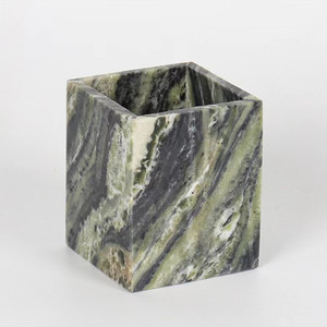 Vente en gros de pots à bougie en pierre de marbre Calacatta Viola naturels Support de <span class=keywords><strong>bougeoir</strong></span> en pierre Décoration intérieure <span class=keywords><strong>Bougeoir</strong></span> en marbre Arabescato - Product Image 6