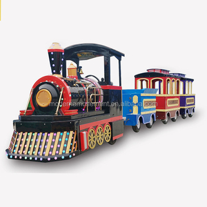 Funfair Rides Kids 24 Seats Amusement Park Rides Trackless <b>Train</b> Mall <b>Train</b> <b>Mini</b> Trackless <b>Train</b> For Sale - Product Image 1