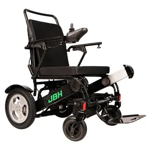 Silla de ruedas eléctrica más ligera, rueda grande de alta potencia, plegable, de fibra de carbono, para discapacitados y ancianos, 8