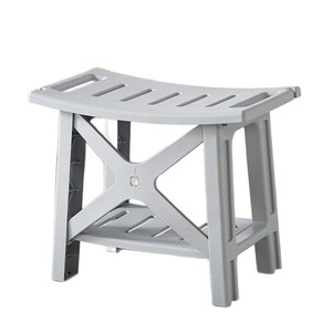 Tabouret de bain pliable en plastique, siège de douche pour salle de bain, toilettes, usage pour personnes âgées - Product Image 5