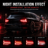 Feux arrière à LED BK pour Volkswagen Polo 2009-2018, clignotants séquentiels, feux de jour DRL, installation Plug & Play