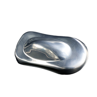 Peinture pour meubles en polyester Super Silver Gloss, effet miroir chromé, application au pinceau, revêtement en poudre ICK CPY-10428BD