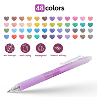Stylos gel effaçables Grabie, pointe moyenne 0,7 mm, effaceurs intégrés, les erreurs disparaissent pour le dessin, l'écriture et la planification, couleurs assorties