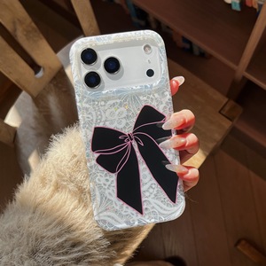 Elegant White Lace Bow Phone Case for <b>iPhone</b> 16 Pro Max, for <b>iPhone</b> 17, Shockproof, Full-Cover IMD for <b>iPhone</b> 14/15 - Product Image 6