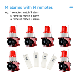 Okefire kablosuz uzaktan kumanda yangın sesli görsel <span class=keywords><strong>Alarm</strong></span> için 500M/2000M aralığı - Product Image 5