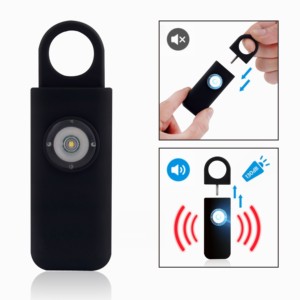 Nouveauté alarme personnelle 130dB alarme de sécurité personnelle porte-clés Rechargeable avec lumière LED défense Anti attaque viol - Product Image 5