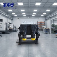 Broyeur à quatre arbres Shengzhong pour la granulation des déchets métalliques et électroniques, broyeur d'alliage d'acier et de cuivre à économie d'énergie