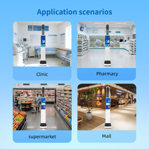 Báscula <span class=keywords><strong>de</strong></span> Altura y Peso con Pantalla LCD <span class=keywords><strong>de</strong></span> 10.2 Pulgadas, Operada con Monedas, Modelo SH-V5, para Farmacias - Product Image 4