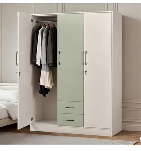 Armoire facile à assembler pour dortoir, appartement locatif, maison, rangement simple, placard multifonctionnel, armoire à vêtements suspendue - Product Image 4