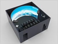 Simulateur de cinéma volant 3D 4D 5D 7D 9D VR à vision 3D sans lunettes en plastique pour intérieur - Leap Theatre