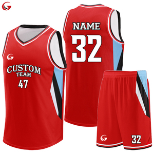 Ensemble de maillots de basket-ball à transfert thermique pour jeunes, design d'équipe, uniforme de <span class=keywords><strong>sport</strong></span> d'entraînement pour équipes scolaires B25054 - Product Image 1