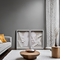 Décor mural en boîte à ombre personnalisée et décor mural encadré OEM ODM pour les importateurs et marques de meubles de maison du Moyen-Orient
