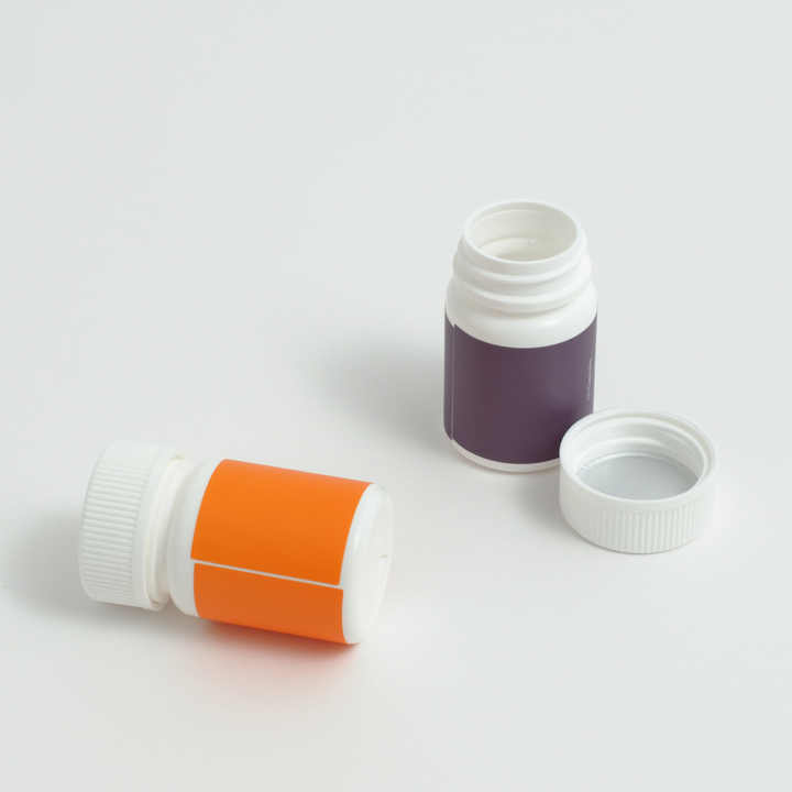 Cannacoast Empty Medicine Pharmaceutical Screen Printing Plastic Pill Bottle Packaging For Capsule Tablets Storage Packaging
