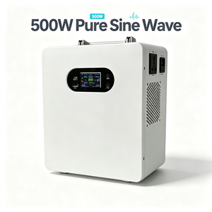 Station d'alimentation portable 500W à onde sinusoïdale pure, batterie lithium 1000Wh, générateur solaire d'urgence pour la maison, le camping et l'extérieur - Product Image 4