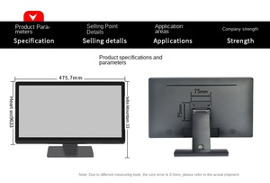21.5" 1920*1080 Multi Capacitive <strong>Touch</strong> Screen <strong>Monitor</strong> with <strong>VGA</strong> HD MI <strong>Input</strong> for POS Advertising - Product Image 5