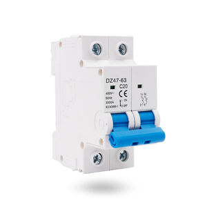 Protector de sobrecarga corta en miniatura MCB1/2/3/4 20A polos, montaje en riel Din, capacidad de ruptura, tipo C, Mini disyuntor, 1/2/polos - Product Image 4