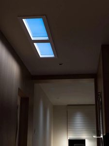 Plafonnier LED d'intérieur BBIER, lumière artificielle simulant le lever du soleil/<span class=keywords><strong>midi</strong></span>/coucher du soleil/nuit, construction métallique pour éclairage - Product Image 3