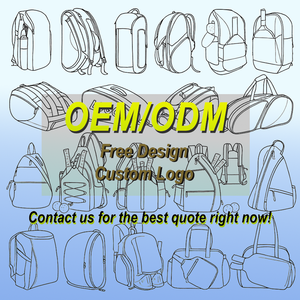 कस्टम पिकअप पेडल रैकेट बैकपैक बड़े क्षमता प्रीमियम गुणवत्ता कस्टम प्रिंट लोगो 600d अचार बैग - Product Image 5