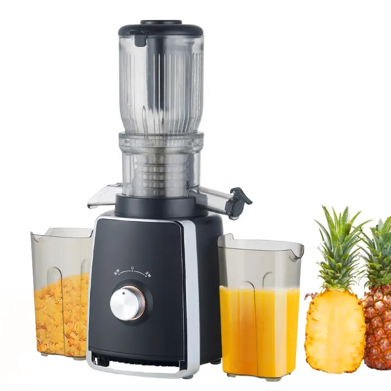 New Factory Wholesale Electric Hydraulic Cold Press Extractor Portable Commercial Big Mouth Slow Juicer Blender Machine