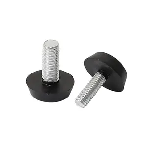 Customizable Anti Slip Shockproof Support Foot Plate Screw Head M6 M8 M10 Adjustment Leveling Foot For Furniture