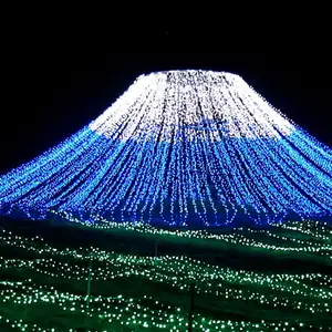 屋外防水新年クリスマスランプFUJIMountain装飾照明LEDフェスティバルカラフルな装飾モチーフライト