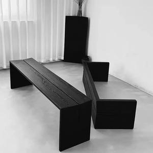 Silla de Comedor de Madera de Fresno Quemada Estilo Wabi-Sabi Vintage, Diseño Moderno de Mediados de Siglo, Ecológica, para Hogar, Oficina o Apartamento - Product Image 2