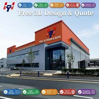 Bâtiment d'entrepôt à structure métallique, centre de distribution e-commerce, stockage d'inventaire, charpente industrielle préfabriquée en acier