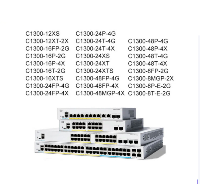 C1300 Series Three-Layer Managed Enterprise-level Intelligent Switch C1300-24MGP-4X Managed Switch PoE Network Switch