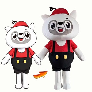 Uyeah <span class=keywords><strong>Disfraz</strong></span> de Mascota Personalizado de <span class=keywords><strong>Gato</strong></span> de Dibujos Animados, Traje de Mascota para Adultos, <span class=keywords><strong>Disfraz</strong></span> de Mascota de Mapache con Diseño Personalizado Promocional - Product Image 1