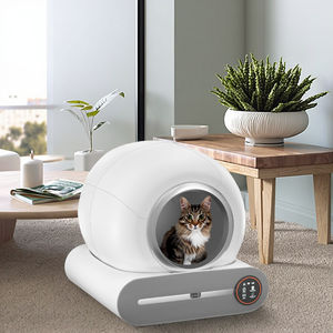 Caja de arena automática grande para gatos de bajo ruido 2025, caja de arena para gatos inteligente y desmontable con aplicación automática, caja de arena para inodoro automática - Product Image 1