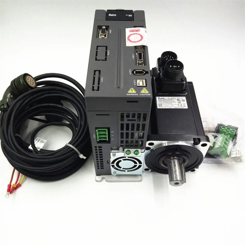 Servomotor Delta para máquina de cozinhar industrial, motor de acionamento 400w ASD-B2-0421-F ECMA-C20604RS ac 750w 200w