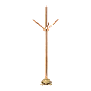 ABUK Copper Lightning Arrester Rod For Lightning Protection System