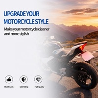 Interruptor Eléctrico de Acero Negro para Matrícula de Moto, Control por Cable, Piezas Modificadas al por Mayor para Motocicletas