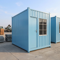 Maison conteneur modulaire pliable de 20 pieds en acier préfabriqué, cabine portable pour bureau, habitation ou camping