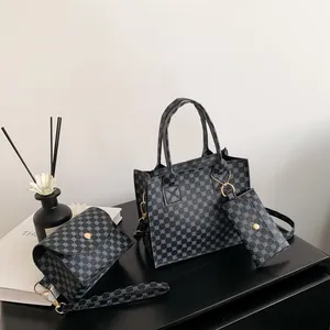 High Quality Innovative Design 2pcs Luxury vintage bag canvas tote bag luxury bags for women famous brand handbag for women