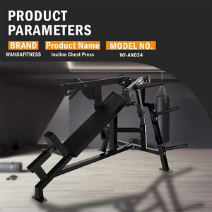 Équipement de musculation professionnel, presse à pectoraux inclinée robuste <span class=keywords><strong>pour</strong></span> l'entraînement de la force des épaules, du dos et des pectoraux - Product Image 3