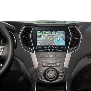 หน้าจอวิดีโอมัลติมีเดียสำหรับรถยนต์ระบบแอนดรอยด์ระบบนำทาง GPS Wi-Fi 4G สำหรับ hyundai santa fe IX45 dm 2012-<span class=keywords><strong>2018</strong></span> carplay - Product Image 5